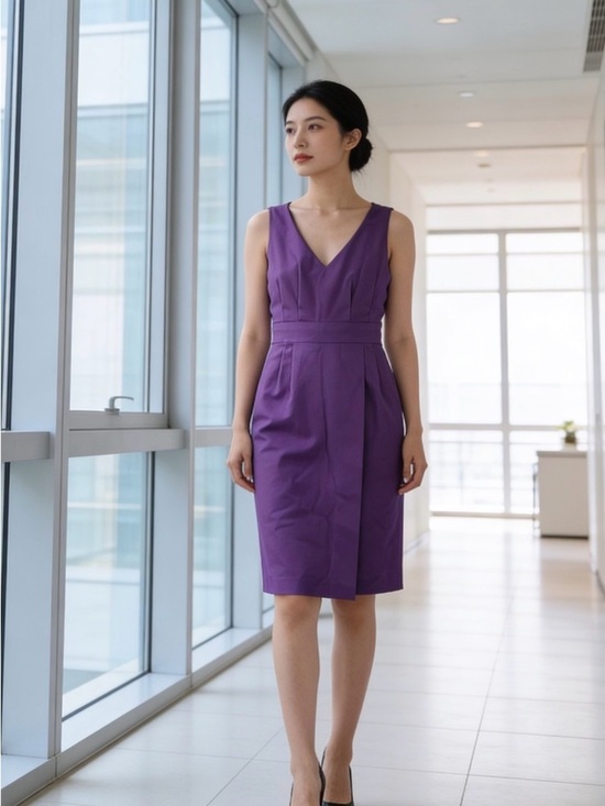 Versace Dresses & Skirts - Versace Cocktail Purple Dress